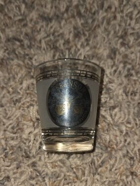 Music Show Capitol Souvenir Shot Glass - Gray and Gold